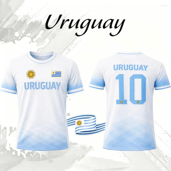 Men's T Shirts Uruguay Printed Jersey Summer Breathable Sports Tee Uruguayan Flag Pattern Short Sleeves And Women's Casual Tops