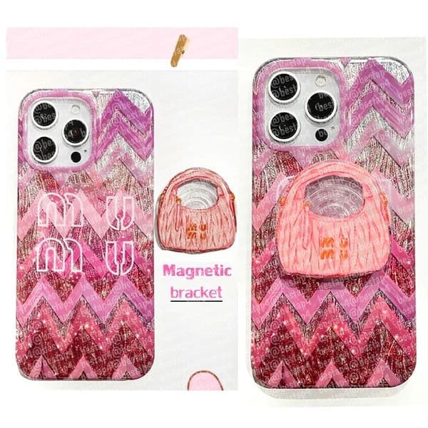 Designer Case 17 Pro Max Luxury Bling Glitter Crystal Chain Fashion Phone Case for 16 ProMax Cases Apple 15 14 13 Cell Phone Cases