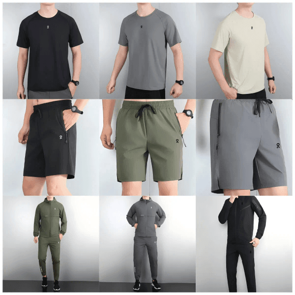 CloudTracksuit Men Designert Womens Designer Clothing Sportswear Refreshing Shorts And T shirt Set Breathable Quick Dry Running Training Suit001