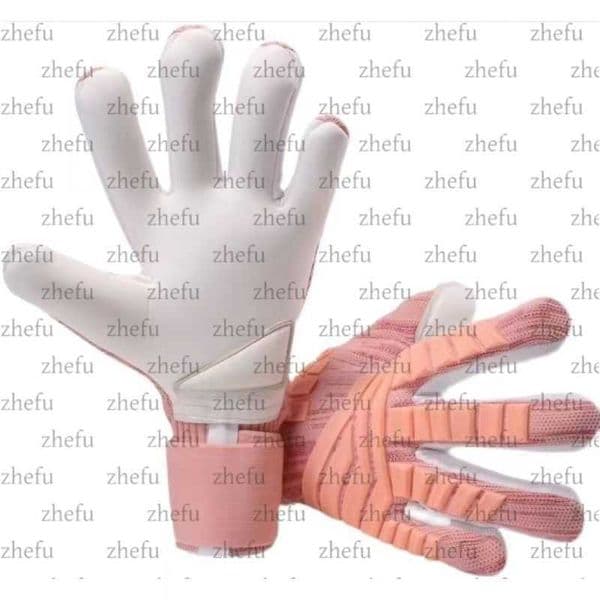 Sports Gloves Pink Finger Guards Goalkeeper Gloves Student Youth Football Equipment Professional Goalkeeper Gloves