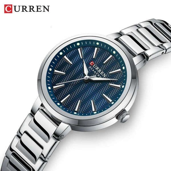 CURREN Luxury Slim Watch for Women Elegant Minimalist Dial Quartz Wristwatches Ladies with Luminous Hands Waterproof 9109 26H0507