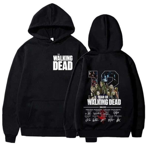New Autumn And Winter Women Men Fashion Long Slve The Walking Dead Printed Hoodies Casual Loose Sweatshirt L260507