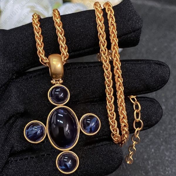 Necklace Designer Necklaces Chain Link Jewelry Jewellery Pendant Colorful Gemstone Luxury Gift Creative Design Buy One Get One Free