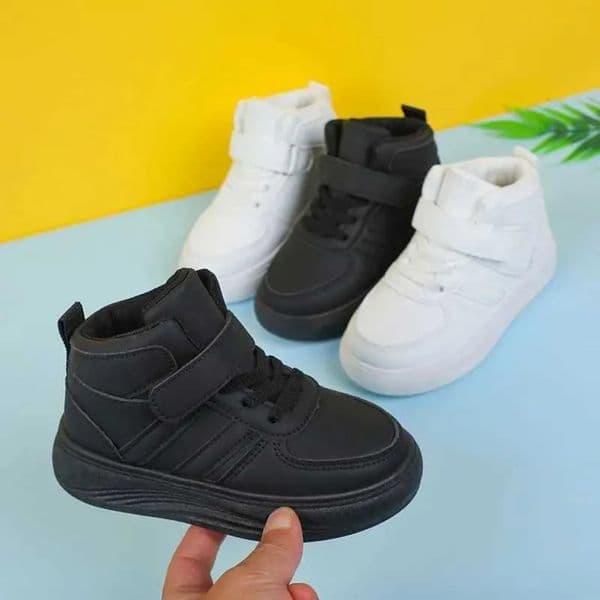 Kid Shoes High Quality Comfortable Durable PU Shoe Upper Children Fashionable Sports Running Suitable For Students Boys basketball And Girls a Free Shippin