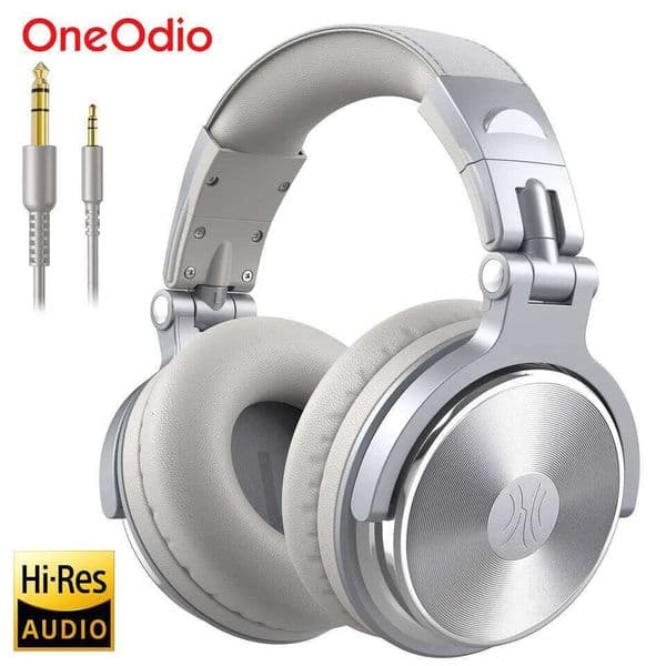 Oneodio Pro 10 Over Ear Hi-Res Audio Wired Headset With Microphone Studio DJ Stereo Headphones 3.5mm/6.35mm 26W0507