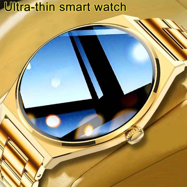 DAORKOW New Utral Thin Smart Watch 1.43-inch HD AMOLED Display BT Call Multi-Sport Tracker Music Player USB Charging 26Y0507