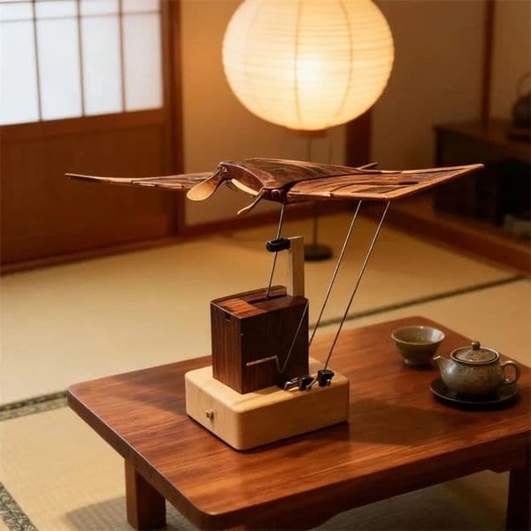 Luxury Designer Decor Handmade Manta Ray Figurine Realistic Animal Sculpture With Swimming Motion For room Home Shelf Office Desk Tabletop D 1016