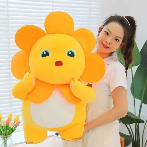 Game And Toy Game And Toy Kaii Sunflower Stuff Animal Nailong Plush Smile Dinosaur Silly Cute Stuffed Anime stuff a animal Sofa Pillow Room Decor For a Kids
