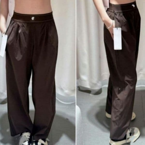 Designer Yoga Pants Tank Top Set Gym Clothing Women Sports High-Waist Full-length Dance StudioTrousers Straight-Leg Suit Up Pant Jogger Sweatpants Gym Set