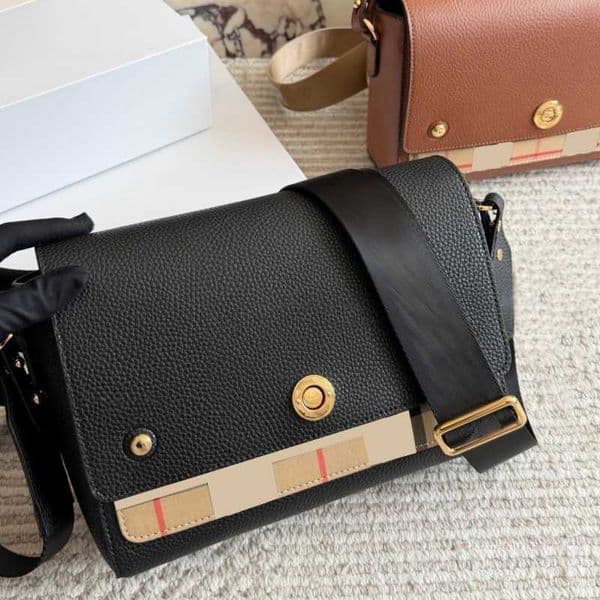 Luxury Shoulder Bags Designer Bag Classic Messenger Bag Vintage Grid Pattern Crossbody Bag Paired with Canvas Wide Strap Fashionable Versatile for Daily Commuting