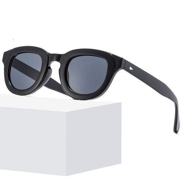 High Quality New European and American Retro Simple Geometric Round Versatile Fashion Sunglasses