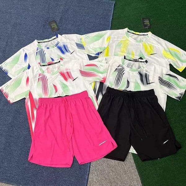 Summer Tracksuits For Men and Women Designer Tracksuits Quick Dry Set Sports Short Sleeve Set Casual Running Outfit Unisex Marathon Set