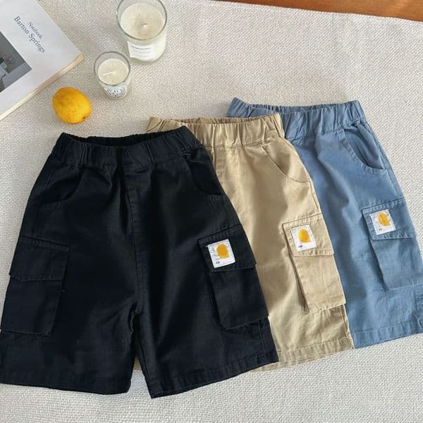 Designer Summer Boys Pants Cotton Casual Capris Kids Breathable Soft Daily Leisure Shorts
