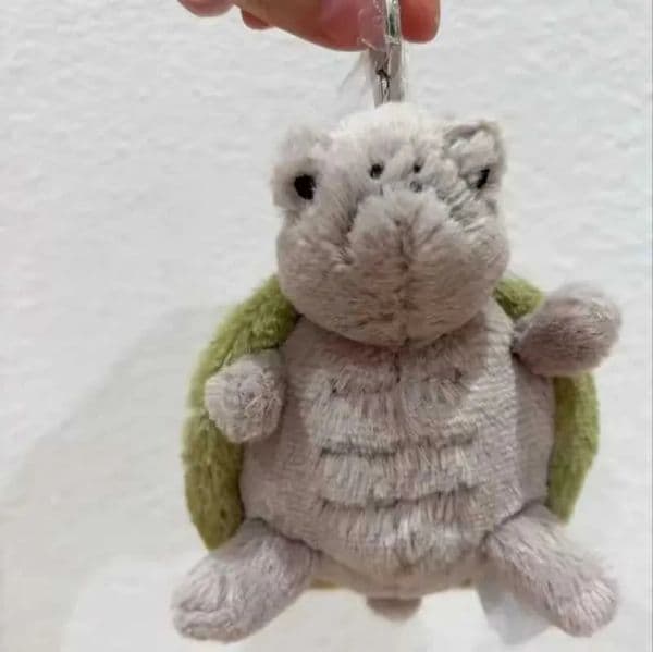 2026 stuff animal Game And Toy New Mr. Timmy Pendant Keychain Girl Bag Doll Keyring Cute Turtle Plush a Toy Free Shipping .
