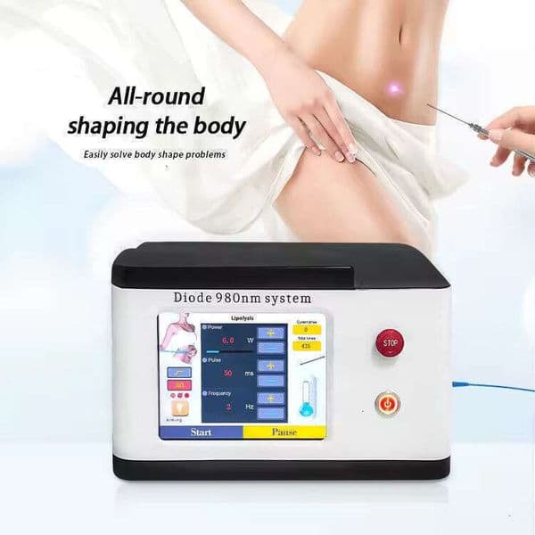 Upd Medical Beauty Use Accurate Fat Removal Anti-Cellulite Diode 980Nm System Slimming Machine Optic Fiber Coupling Lipolysis 2 Wavelength Laser Machine