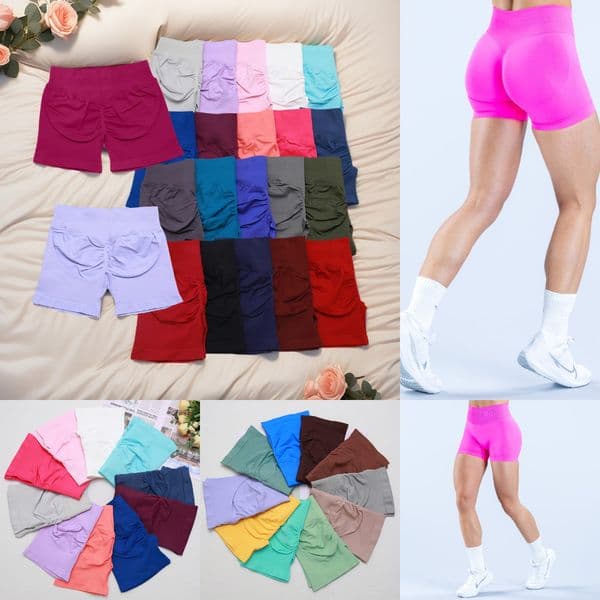 Dyfne Yoga Shorts new color pine espresso ink women dynamic Impact Shorts Women 4.5 inch Seamless Scrunch Bum Gym running Shorts Workout Biker Short Fitness Short