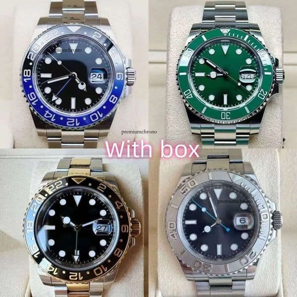 AAA U1 41mm watches men Designer Automatic Mechanical Mens Watch With Box nical Ceramic bezel Stainless Steel Luminous Waterproof Diving Luxury High Quality 48