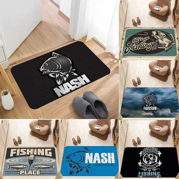Nash Fishing Floor Mat Bathroom Mat Kids Room Bedroom Decoration Balcony Anti-Slip Doormat Living Room Bedside Area RugsT260507
