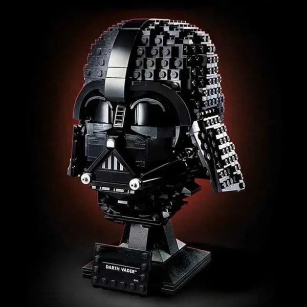 Build Block Set Build Block Set New Assembled Brick Building Blocks 75304 Dasveida Helmet Bust Boy Assembly Toy brick Birthday Christmas Gift Toy