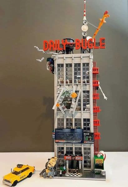 2026 Build Block Brick Set Newspaper Office Building brick Blocks Anniversary Compatible With Particles Suitable For Christmas Gifts 76178 Toy free shipping