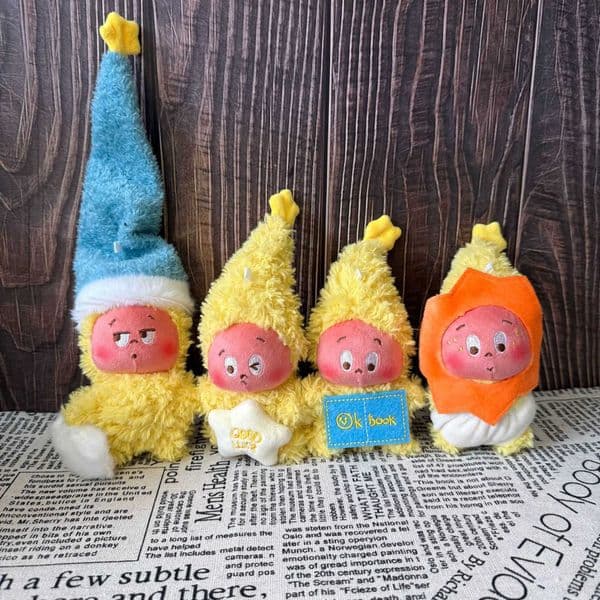 Internet-famous plush star-shaped doll plush toy keychain mini camera shoulder bag pendant S260506