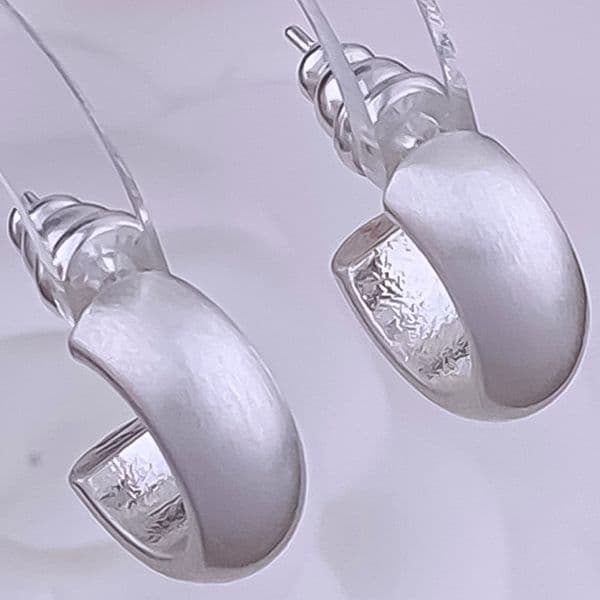 Earrings Designer Earrings Women 18K Gold Silver Plated Earring Matte C Shape Hoop Earrings Luxury Jewlery Designer Statement Free Shipping Buy 1 Get 1