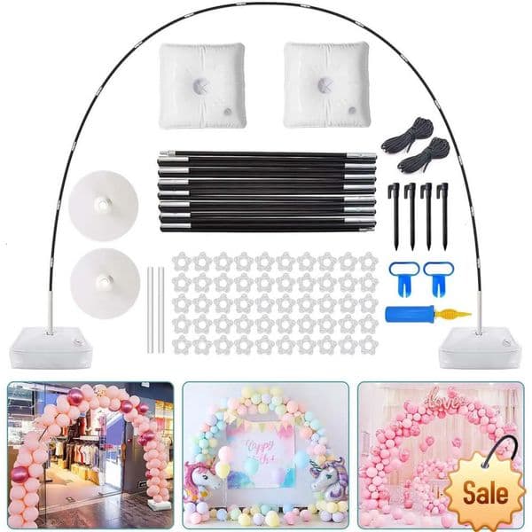 Luxury Designer Decor Kit room Frame Circle Arch For Balloon Stand Holder Support Bow Wedding Birthday Decor Baby Shower Backdrop Background 4
