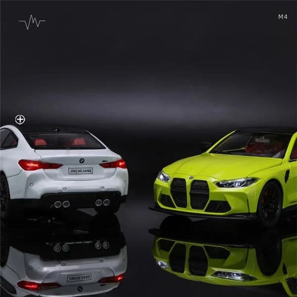2026 Plane Plane 1/24 slot car Slot Car BMW M4 G82 Coupe Diecast Metal Slot Car Model - Realistic Sound & Light, Collectible Toy Track Track
