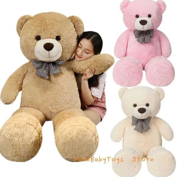 Game And Toy Game And Toy 105Cm Giant Soft Teddy Plush Toys White Pink Brown Bear Super Big Hugging Pillow Cushion Chil 1 .