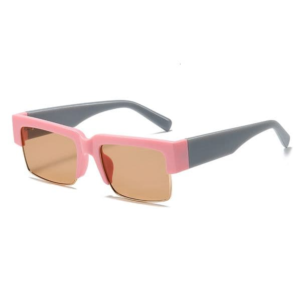 High Quality Free Shipping Best-Selling Personalized Square-Frame Sunglasses, New Metal Unisex Street Style Sunglasses