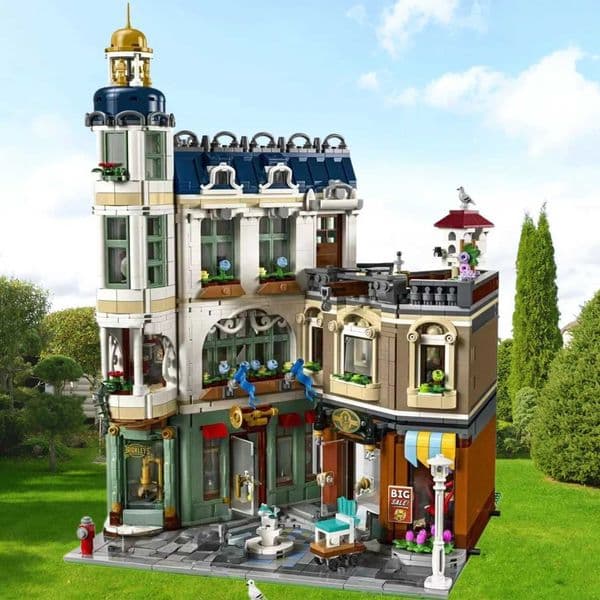 New Creative Expert Shopping Street View Building Blocks Modar Building Brick Model Toys Adt Men and Wen Holiday GiftsJ260507J260507