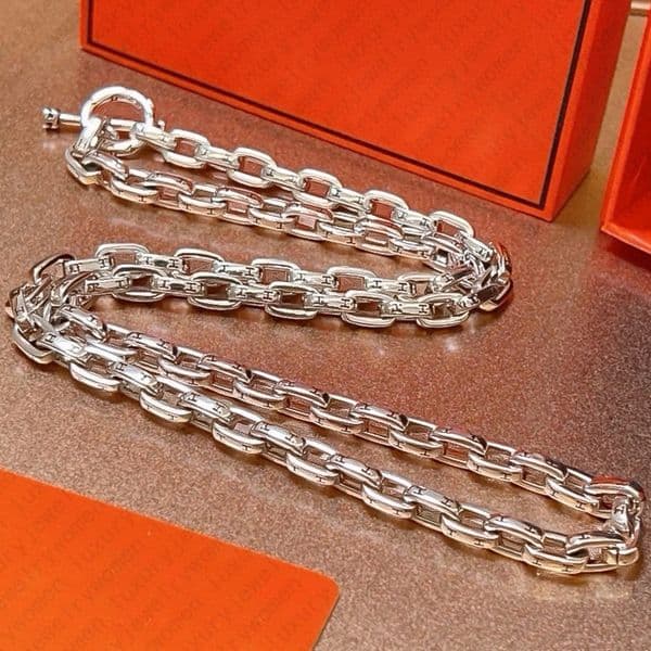 Necklace Designer Necklaces Cuban Link Chain Jewelry Jewellery Punk Style Cuban Link Necklace Men Women Fashion Hip Hop Statement Chain Gift