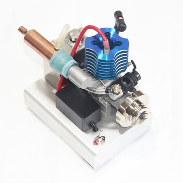 2026 Plane Plane Diecast Model 18 Level Mini Gasoline Engine DIY With Fuel Tank Slot Car Metal Finished Product slot car Toy 230710 Car Track Track