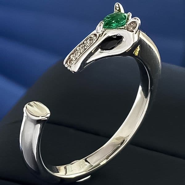 Ring for Women Diamond Emerald Zircon Horse Open Rings Luxury Jewlery Designer for Women Timeless Elegant Sparkling Premium Gift Statement