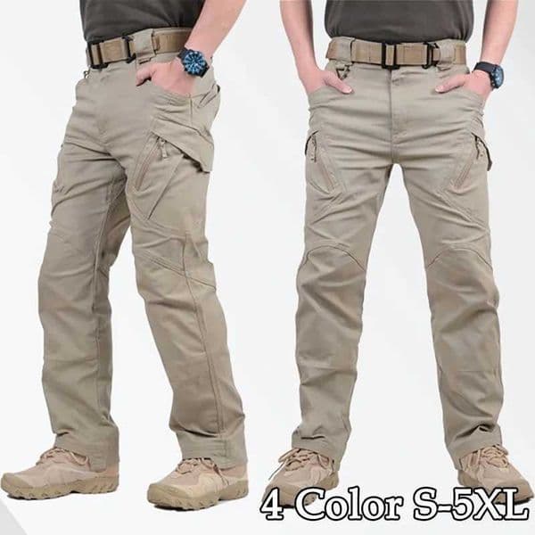 2024 Mens Lightweight Tactical Cargo Pants Elastic Breathable Multiple Pocket Trousers Outdoor Joggers Pant Tactical Pants 6XL S260506