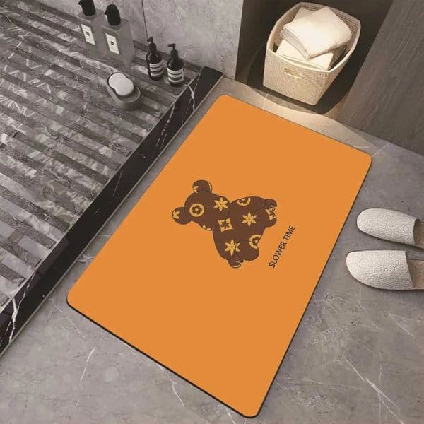 room Luxury Designer Decor Luxery Soft Diatom Mud Water-Absorbing Door Bathroom Floor Quick-Drying Non-Slip Toilet Mat Decoration For Home 17