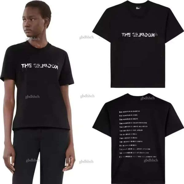 the koople t shirt Men's Women's Designer T-shirts Casual Cotton France Hot Sale The Couples Short Sleeves Kooples Oversize Y2k Man Women Unisex Tee 911