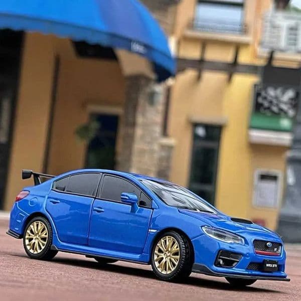 Plane 1 32 JDM STI WRX 2016 Subaru BRZ slot car Supercar Alloy Diecast Miniature With Light Model Childrens Car Car Track