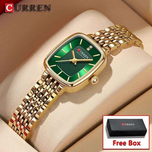 CURREN Brand Square Ladies Compact Fashion Simple Design With Watch Box 26H0507