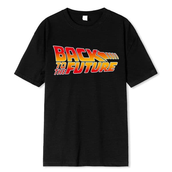 Back To The Future Tshirt Cotton T Shirt For Men Summer Shor
