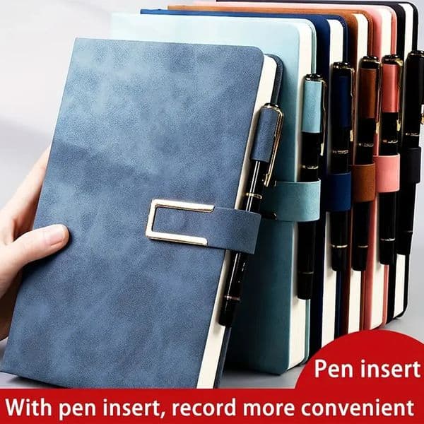 A5 Retro Notebook Soft Leather Cover 200/360 Pages Agenda for Students Business Office School Stationery Supplies 260506