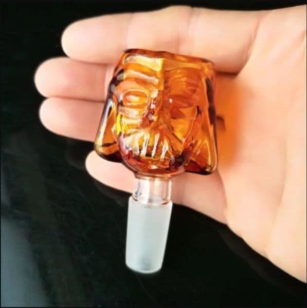 New Glass Smoking pipes hookah Oil Burner Pipes Smokings Multi colored Ghost Noodles Bubble Head