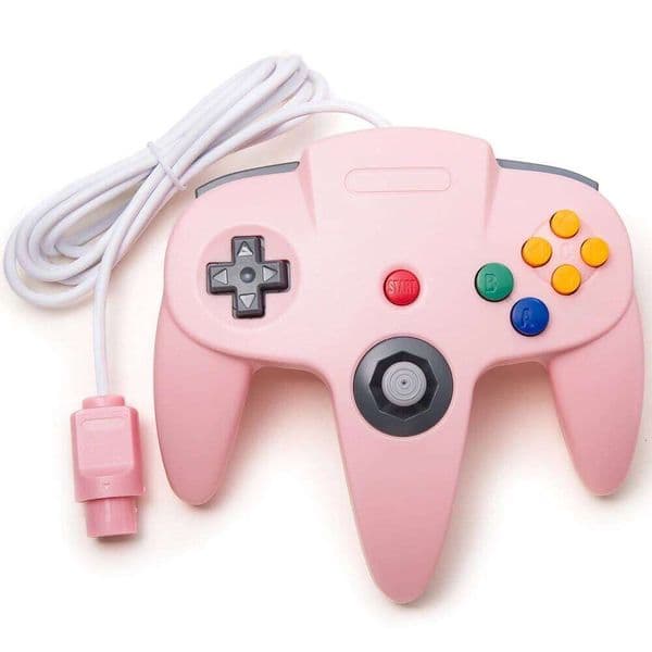 Classic Controller Retro Wired Gamepad Joystick,Replacement for N64 Console Video Game System play Games with Girlfriend S260506