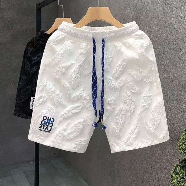 Men's Shorts Beach White Male Short Pants Baggy Printed New in Pant Fashion Designer Streetwear Dry Fit Summer Elas 26Y0507