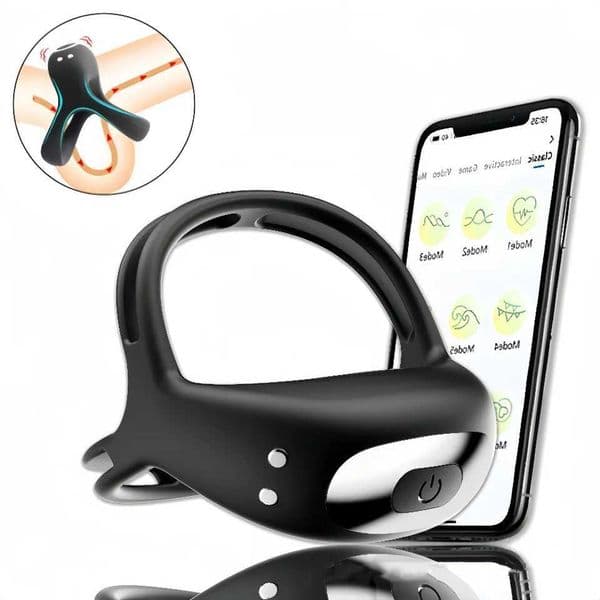 Vibrating Cock Ring for Men Silicone Penis Rings Intense Vibration Mens Vibrator Longer Harder Stronger Erection Adult Sex Toys S260507