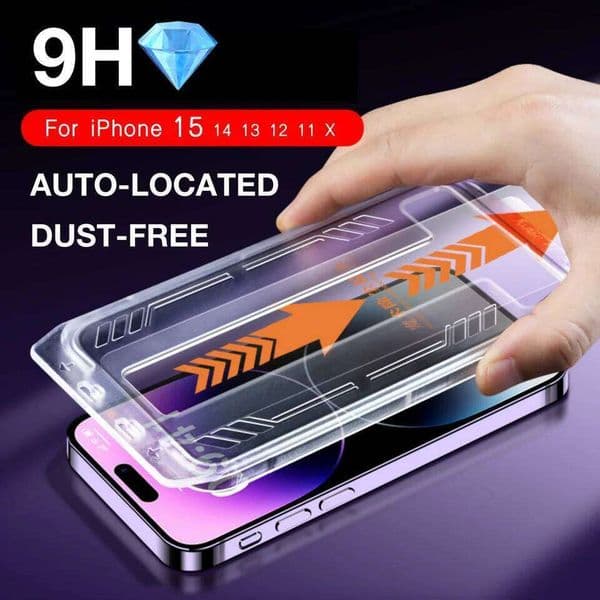 For iPhone 16e 16 15 14 13 12 11 XR XS Pro Max Plus Screen Protector Toughened Glass Phone With Install Kit Remove Magicjohn 26L0507