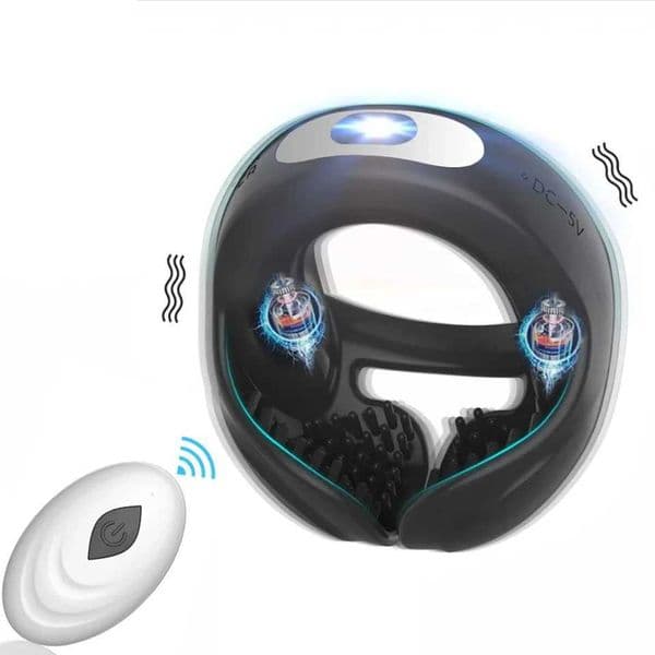 Vibrating Cock Ring Cockring Sex Toys for Men Couple Delay Ejaculation Chastity Testicles Massager Penis Vibrators for Adults 18 S2605075AWE