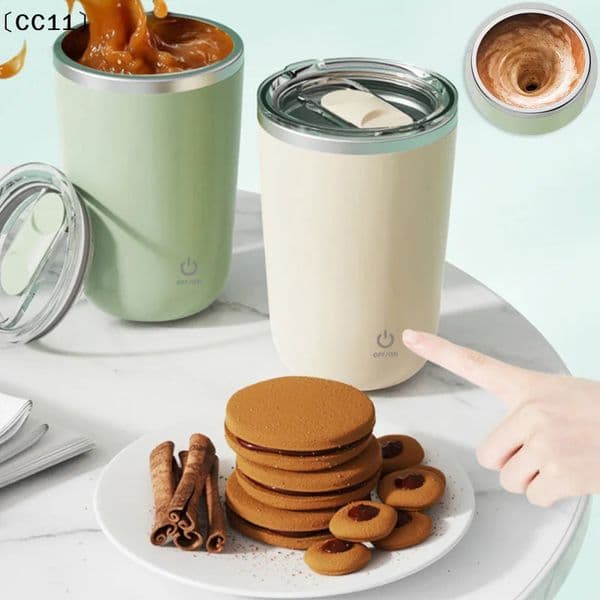 350ml Automatic Self-Stirring Mug 304 Stainless Steel Rechargeable Magnetic Mug Milk Mixing Cup Smart Mixer Water BottleCC11 260506