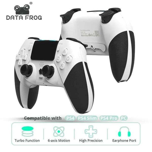 DATA FROG Wireless Controller Gamepad PC Joystick For Pro / PS4 Slim Console S260506
