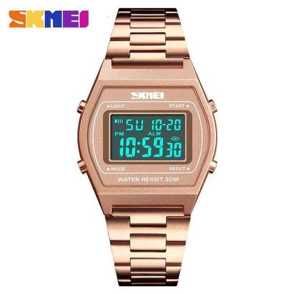 SKMEI 1328 Luxury Watch For Women Sports Waterproof Digital Girl Electronic wristwatches Womens ladies Clock Relogio Feminino 26H0507